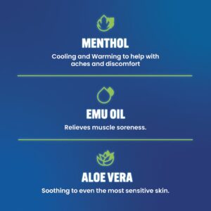 Blue Stop Max Muscle and Joint Relief Gel, Soothes Aches and Discomfort with Massage Applicator, 3.4 oz - Image 7