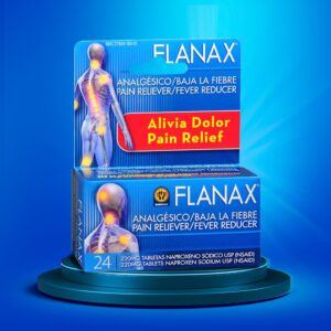Flanax Pain Reliever/Fever Reducer Tablets, 24 Tablets - Image 3