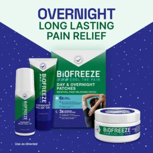 Biofreeze Overnight Pain Relief Gel, Back Knee Muscle Joint Arthritis Pain Relievers, Menthol,3 oz - Image 8