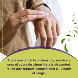 The Friendly Patch Relief Day Patches, Pain Patches 8 Count, Arnica, Menthol for Body Parts that Hurt - Image 3