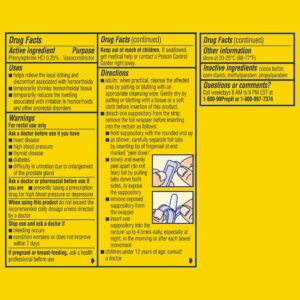 Preparation H Hemorrhoid Suppositories for Itching and Discomfort Relief - 12 Count - Image 7