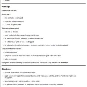 JointFlex Arthritis Pain Relief Cream, 4 oz - Image 5