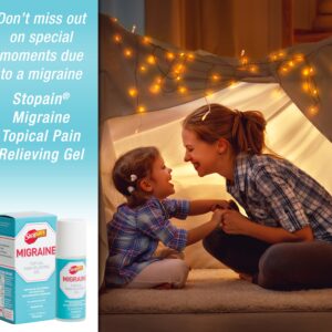 Stopain Migraine Topical Pain Relieving Gel, 1.62 fl oz - Image 3