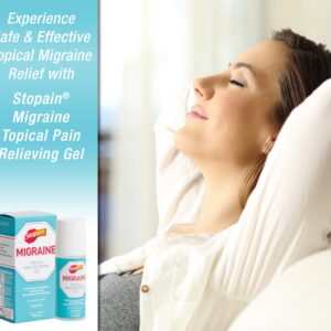 Stopain Migraine Topical Pain Relieving Gel, 1.62 fl oz - Image 5