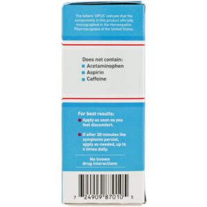 Stopain Migraine Topical Pain Relieving Gel, 1.62 fl oz - Image 6