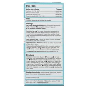 Stopain Migraine Topical Pain Relieving Gel, 1.62 fl oz - Image 8
