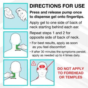 Stopain Migraine Topical Pain Relieving Gel, 1.62 fl oz - Image 13