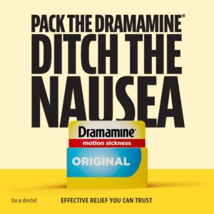 Dramamine Original, Motion Sickness Relief, Sensitive Stomach, 36 Count - Image 6