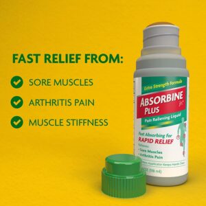 Absorbine Jr. Plus Extra Strength Pain Relieving Liquid 4 oz - Image 3