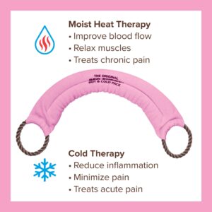 Bed Buddy, Hot and Cold Pack Wrap with Aromatherapy for Pain Relief, Lavender Scent, Pink - Image 4