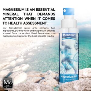 MG Sport Magnesium Oil Spray for Muscle Cramps, Bone & Joint Health, Sleep Support, 8.5 fl oz - Image 5