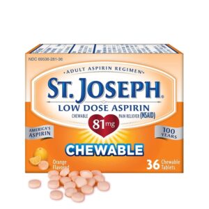 St Joseph Aspirin Chew Size 36ct St Joseph Aspirin Chew 36ct - Image 1