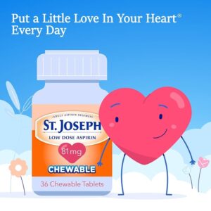 St Joseph Aspirin Chew Size 36ct St Joseph Aspirin Chew 36ct - Image 2
