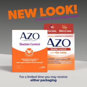 AZO Bladder Control with Go-Less Daily Supplement, Reduces Urgency and Leakage, 72 Count - Image 4