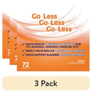 AZO Bladder Control with Go-Less Daily Supplement, Reduces Urgency and Leakage, 72 Count - Image 7