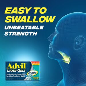 Advil Liqui-Gels Minis Pain Relievers for Headache Relief, Fever Reducer Liquid Filled Capsules, 200 Mg Ibuprofen, 2x80 (160) Count - Image 4
