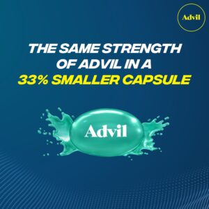 Advil Liqui-Gels Minis Pain Relievers for Headache Relief, Fever Reducer Liquid Filled Capsules, 200 Mg Ibuprofen, 2x80 (160) Count - Image 5