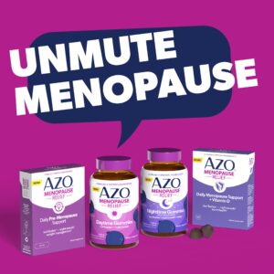 AZO® Daily Menopause Relief + Vitamin D Supplements for Women, Reduces Hot Flashes and Night Sweats, 30 Count - Image 3