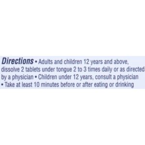 MagniLife Leg & Back Pain Relief Quick Dissolving Tablets, 125 Count