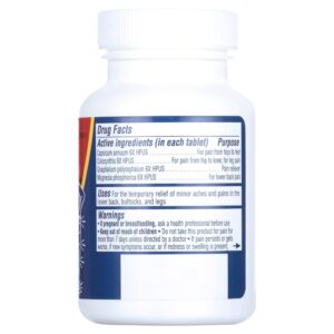 MagniLife Leg & Back Pain Relief Quick Dissolving Tablets, 125 Count