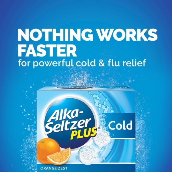 Alka-Seltzer Plus Cold Formula Sparkling Original Effervescent Tablets, 36 Ct