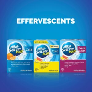 Alka-Seltzer Plus Cold Formula Sparkling Original Effervescent Tablets, 36 Ct
