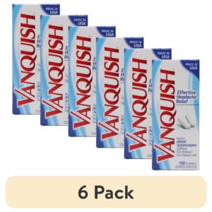 Vanquish Effective Headache Relief – Aspirin (NSAID), Acetaminophen, Caffeine, 100 Analgesic Coated Caplets - Image 11