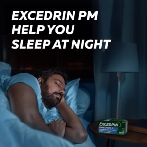 Excedrin Pm Pain Reliever and Nighttime Sleep-Aid Caplets for Headache Relief – 100 Count - Image 4