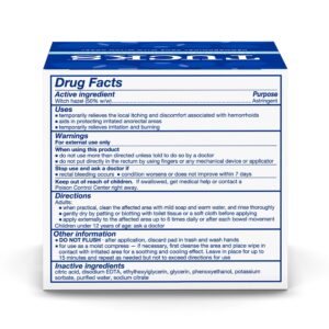 TUCKS® Medicated Cooling Pads with Witch Hazel, Hemorrhoid Treatment, 100 Count - Image 8