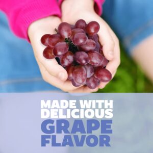 Genexa Kids’ Clean Pain & Fever Acetaminophen Chewables, Dye Free, Grape, 24 ct - Image 4