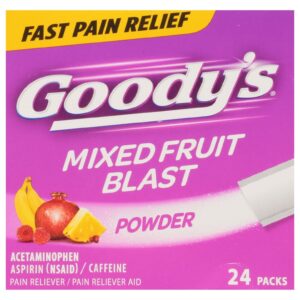 Goody's Extra Strength Headache Powder, Mixed Fruit Blast Flavor, 24 Powder Sticks - Image 13