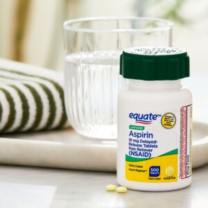 Equate Low Dose Aspirin Pain Relief Safety Coated Tablets, 81 mg, 500 Count, Compare to Bayer® Low Dose Aspirin Active Ingredient - Image 4