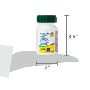 Equate Low Dose Aspirin Pain Relief Safety Coated Tablets, 81 mg, 500 Count, Compare to Bayer® Low Dose Aspirin Active Ingredient - Image 8