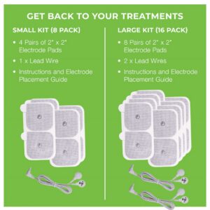 AccuRelief Universal Supply Kit for TENS Therapy, Used for Muscle Relief, Disposable Electrodes - Image 3