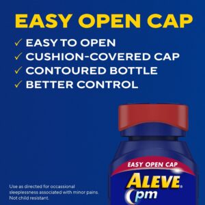 Aleve PM Naproxen Sodium Pain Reliever & Sleep Aid , Easy Open Caplets, 80 Count - Image 6