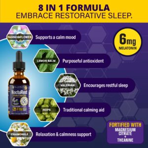 Rejuvica Health Nocturest | Liquid Sleep Supplement for Men & Women | Melatonin & More| 3 Pack Value - Image 3