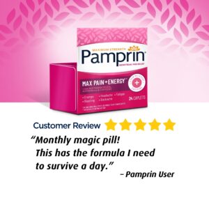 Pamprin Maximum Strength Max Menstrual Pain Relief caplets, 24ct - Image 3