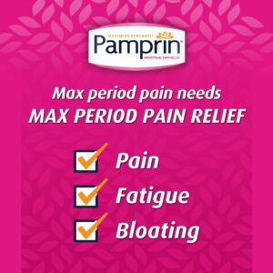 Pamprin Maximum Strength Max Menstrual Pain Relief caplets, 24ct - Image 4