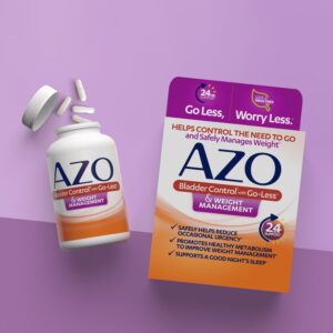 AZO Bladder Control with Go-Less® & Weight Management Dietary Capsules, 48 Count - Image 3