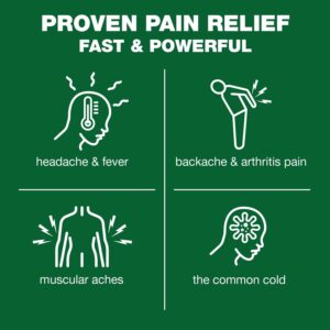 GenCare Headache Relief Acetaminophen 250mg, Aspirin 250mg & Caffeine 65mg, 300 Caplets - Image 4