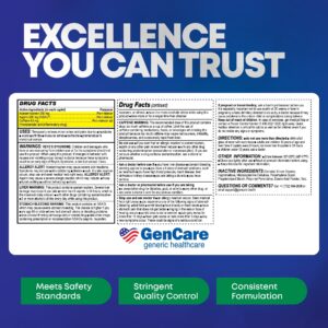 GenCare Headache Relief Acetaminophen 250mg, Aspirin 250mg & Caffeine 65mg, 300 Caplets - Image 14
