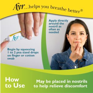 Ayr Saline Nasal Gel with Soothing Aloe, For Dry Noses, 0.5 oz - Image 2