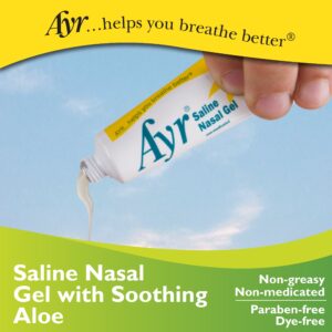 Ayr Saline Nasal Gel with Soothing Aloe, For Dry Noses, 0.5 oz - Image 4
