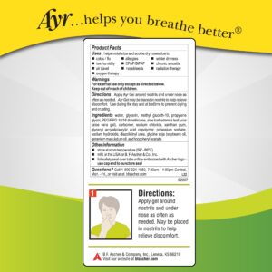 Ayr Saline Nasal Gel with Soothing Aloe, For Dry Noses, 0.5 oz - Image 7