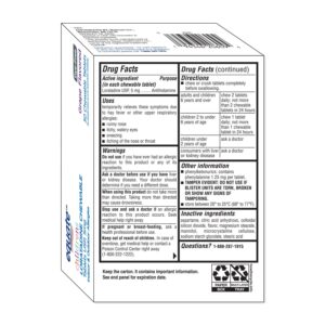 Equate Children's Dye-Free Non-Drowsy Loratadine Grape Flavor Chewable Tablets, 5 mg, 30 Count - Image 4