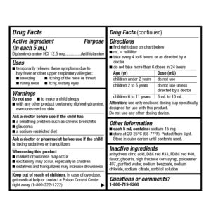 Equate Children's Allergy Relief, Cherry Flavor Liquid , 4 Ounce - Image 7