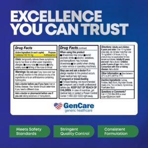 GenCare 24 Hour Allergy Relief Tablets Antihistamine Cetirizine HCl 10 mg, 300 Caplets - Image 14