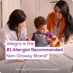 Allegra Children's 12-Hour Allergy Relief Liquid, Non-Drowsy Indoor and Outdoor Allergy Medicine, 30 mg Fexofenadine HCI Antihistamine For Kids, Grape Flavor, 8 oz - Image 7