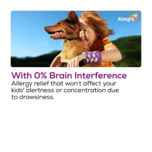 Allegra Children's 12-Hour Allergy Relief Liquid, Non-Drowsy Indoor and Outdoor Allergy Medicine, 30 mg Fexofenadine HCI Antihistamine For Kids, Grape Flavor, 4 oz - Image 5