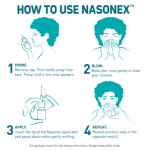 Nasonex 24HR Allergy Nasal Spray, Non-Drowsy, Scent-Free Mist, 60 Spray Count - Image 7